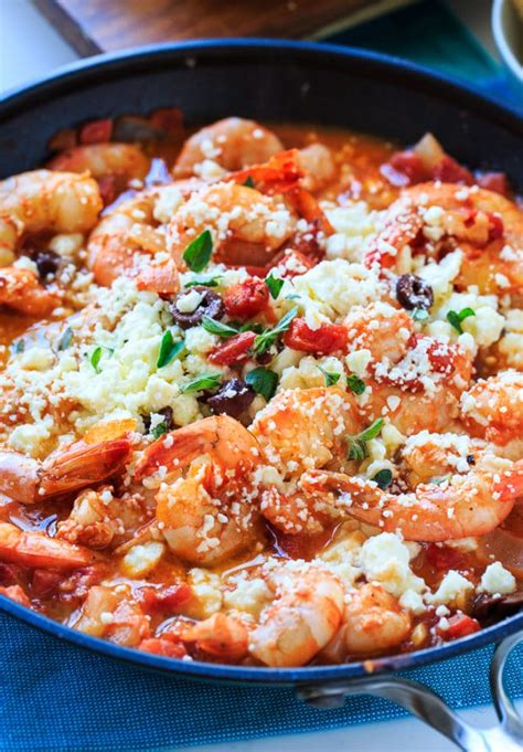 Greek Shrimp With Tomatoes And Feta Spicy Southern Kitchen