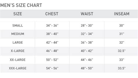 Size Chart — MY CAMPUS CLOSET