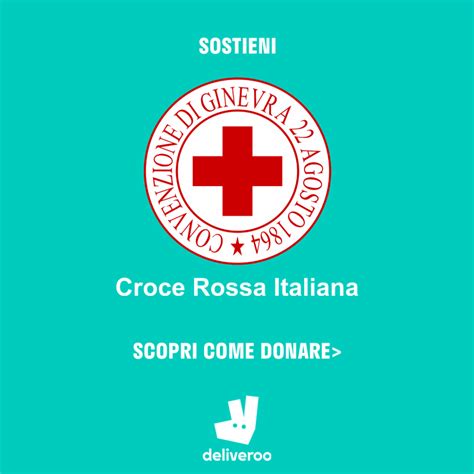 Croce Rossa Italiana E Deliveroo Insieme Per Donare Pacchi Alimentari