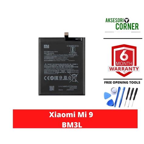 Xiaomi Mi 9 Battery Bm3l Shopee Malaysia