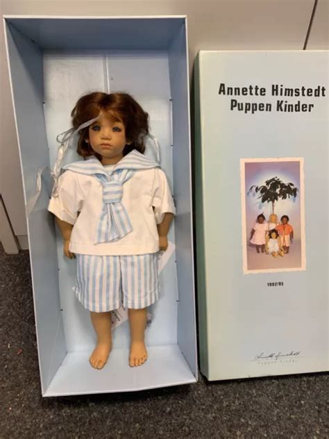 ANNETTE HIMSTEDT KÜNSTLERPUPPE Puppe Enzo 66 cm Ovp Zertifikat Top