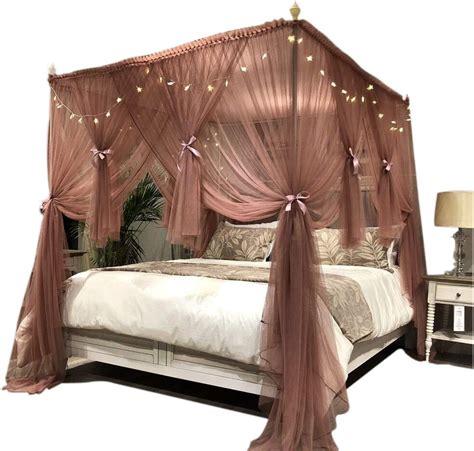 Joyreap Moskitonetz – Luxus Betthimmel Netz – 4 Ecken, Betthimmel