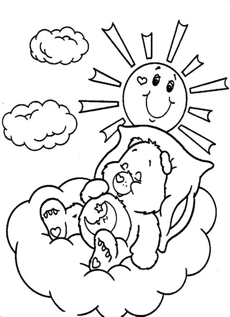 Care Bears Printable Coloring Pages