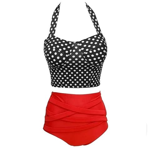 Push Up Swimwears Plus Size Bathing Suits Retro Bikinis Bikini For