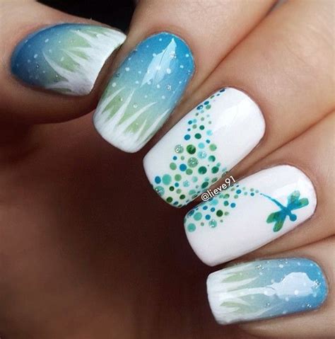 Fascinating Watercolor Nail Art Ideas