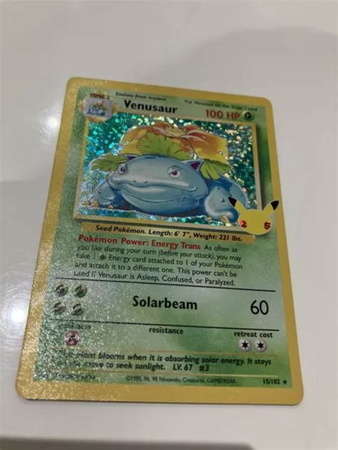 VENUSAUR HOLO Celebrations 15 102 Rare Pokemon Card EUR 11 69