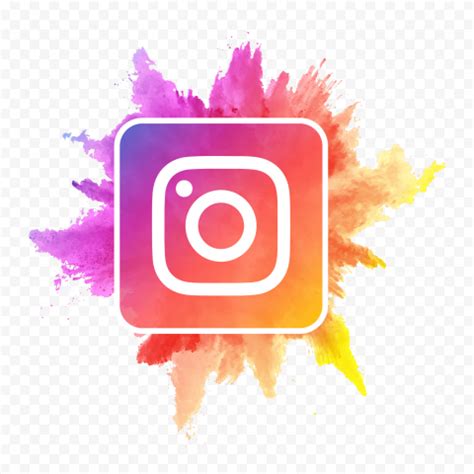 Instagram Watercolor Powder Logo Icon | Citypng