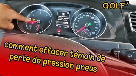 R Initialis T Moin Pneumatique Pert De Pression Vw Golf Youtube