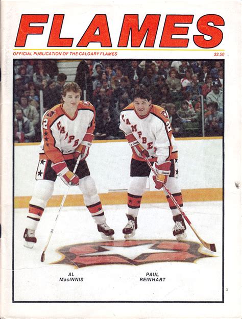 Nhl Program Calgary Flames Sportspaper Info