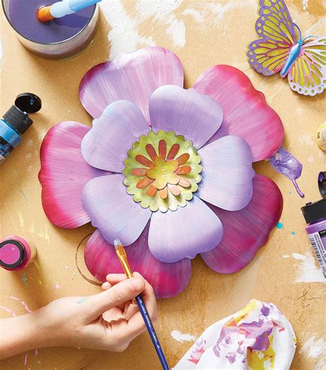 How To Make A Painted Metal Flower Check Out This Beginners Level