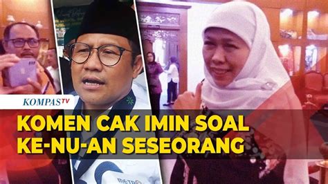 Cak Imin Sebut Ragukan Ke NU An Seseorang Yang Tak Pilih AMIN Pasca