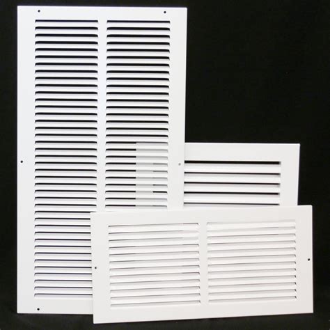 Hvac Duct Cover White Hvac Premium Cecominod060430 16w X 6h Steel Return Air Grilles Sidewall