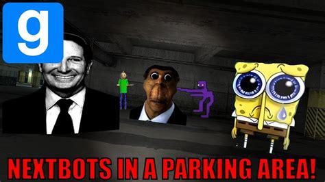 Nextbots In A Parking Area Garrys Mod Sandbox Youtube