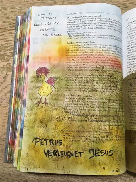 Hier Seht Ihr Seiten Meiner Journaling Bible Bibel Journaling