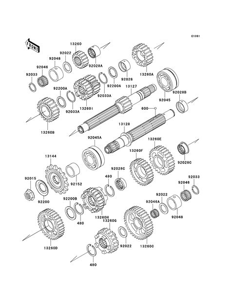 Transmission Pour Ninja Zx R Zx A H Argent Esprit Kawasaki