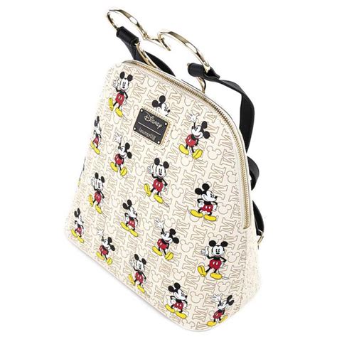 Loungefly Mochila Disney Mickey Gold Wefreak