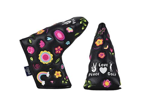 Originals Golf Peace Love & Golf Putter Headcovers - Golfonline