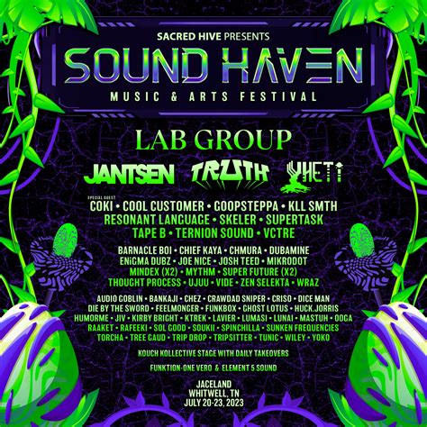 Sound Haven Festival 2023 Lineup Grooveist