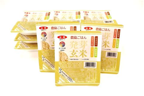 パックご飯 農協ごはん 発芽玄米ごはん（宮城だて正夢）150g×12パック 全国おいしいお米発見【jaタウン】産地直送 通販 お取り寄せ