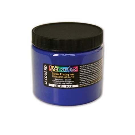 Jacquard Versatex Screen Printing Ink Oz Fluorescent Blue