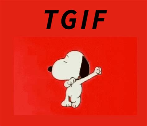 Snoopy Tgif GIF - Snoopy TGIF Friday - Discover & Share GIFs