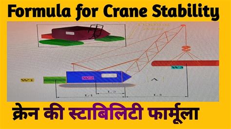 How To Calculate Stability Of The Crane EHS STUDY POINT BY SK YouTube