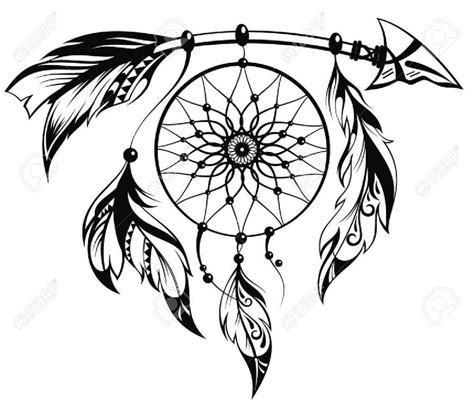 Dream Catcher Drawing How To Draw A Dream Catcher Tattoo Design