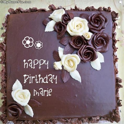 Happy Birthday Marie Cakes, Cards, Wishes