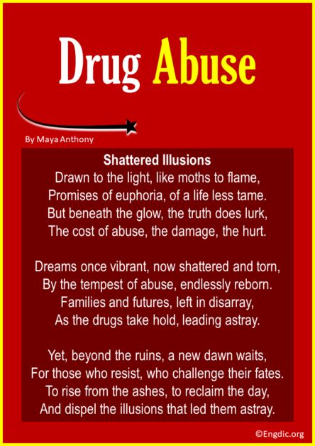 20 Best Poems About Drugs Addiction Abuse Awareness Engdic