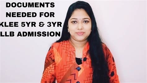 Documents Needed For KLEE 3yr 5yr LLB Admission 2022 YouTube