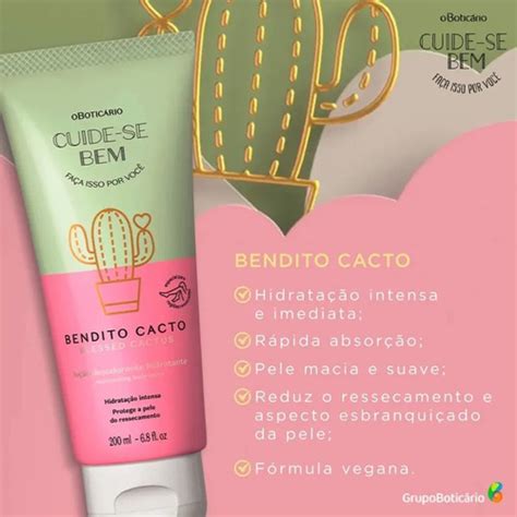 Hidratante Corporal Cuide Se Bem Bendito Cacto 200 Ml Parcelamento