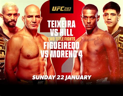 Watch UFC 283 Teixeira Vs Hill Live On Kayo Pay Per View