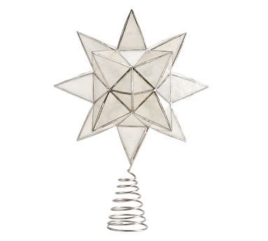 Capiz Star Tree Topper Pottery Barn