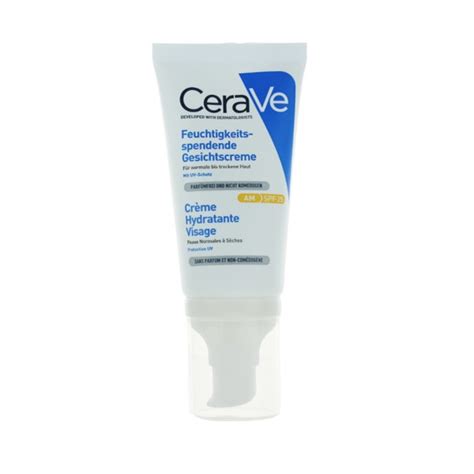 Cerave Crème Hydratante Visage Spf 25 Peau Normale à Sèche