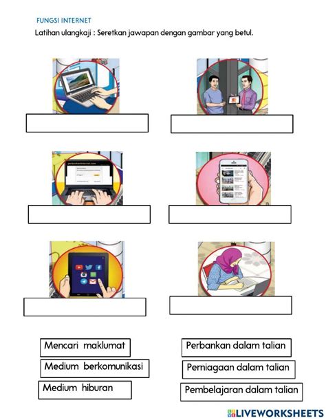 Teknologi Maklumat Dan Komunikasi Pendidikan Khas Tahun 4 Interactive Worksheet Live Worksheets