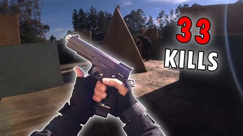 33 Muertes Solo Con Pistola‼ 😲 Sexy Hi Capa 5 1 We Airsoft Gameplay