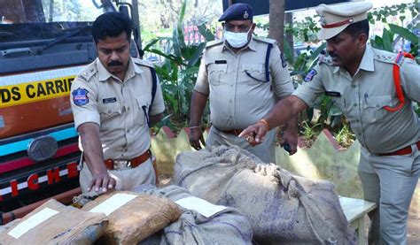 Khammam Police Seize Ganja Worth Rs 40 Lakh Arrest Two Telangana Today