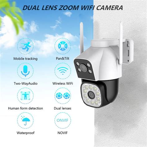 Tuya Smartlife 4k Dual Lens Linkage Outdoor Wireless Cctv Security