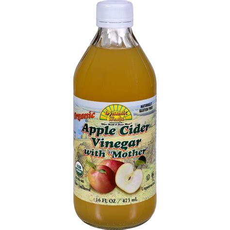 Dynamic Health Organic Apple Cider Vinegar With Mother Fl Oz