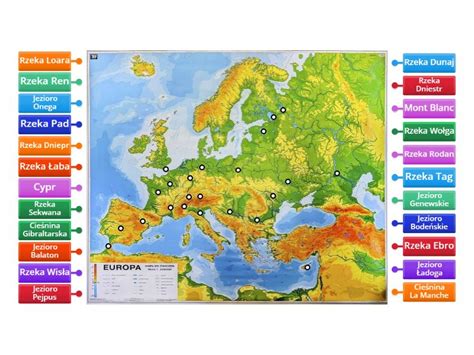Mapa Fizyczna Europy Labelled Diagram
