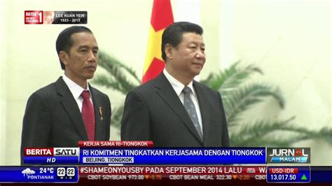 Jokowi Bertemu Presiden Tiongkok Xi Jinping Youtube