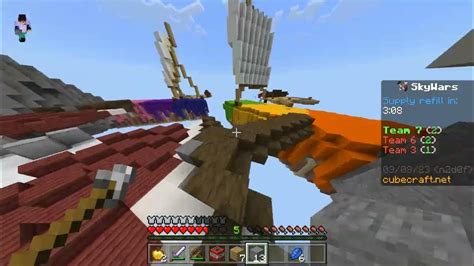 Some Skywars Clips Minecraft Skywars Youtube