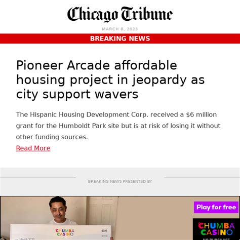 Pioneer Arcade Affordable Housing Project In Jeopardy Chicago Tribune