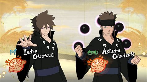 Indra Otsutsuki And Ashura Otsutsuki Black Robe At NARUTO X BORUTO