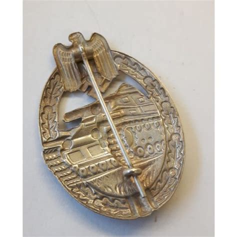 German Tank Battle Badge Silver High Quality Warstuff