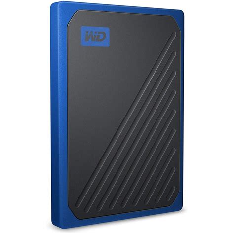 Disco Rígido Externo Ssd Wd My Passport Go 500 Gb Blue