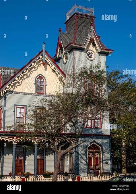 Victorian Architecture Cape May New Jersey Stock Photo Alamy