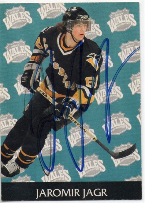 Jaromir Jagr Autograph. Signed Hockey Card - Etsy