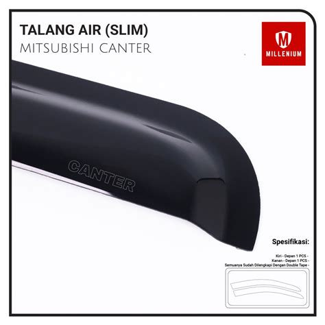 Jual Talang Air Pintu Mobil Canter Besar Mitsubishi Fuso Model Slim