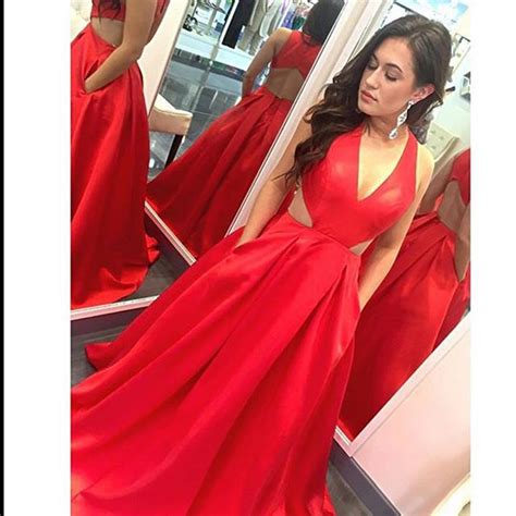 Sexy Red Prom Dresses Sleeveless Prom Dress Long Evening Dress Formal